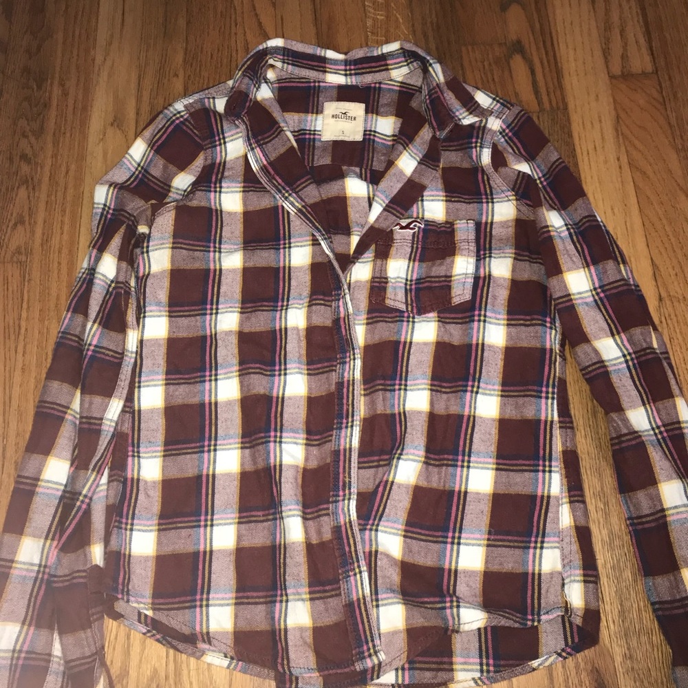 Hollister Burgundy Flannel!